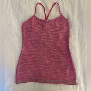 Pink Lululemon workout top, size 10